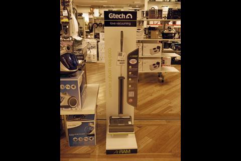 Gtech’s AirRAM in Debenhams